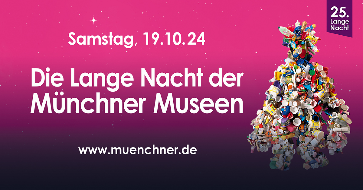 Plakat zur Langen Nacht der Münchner Museen 2023 